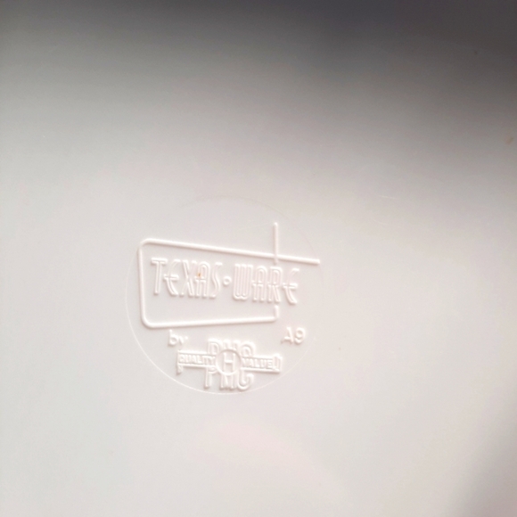 Vintage MCM Texas Ware 9" melamine 70s floral pattern dinner plates 4 pieces - Picture 6 of 10